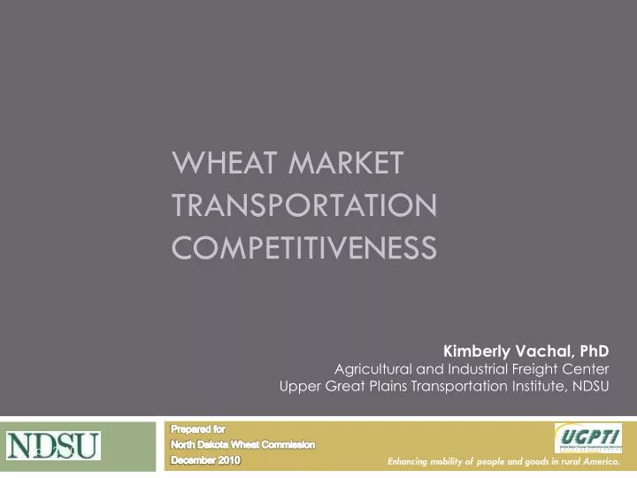wheat market transportation competitiveness