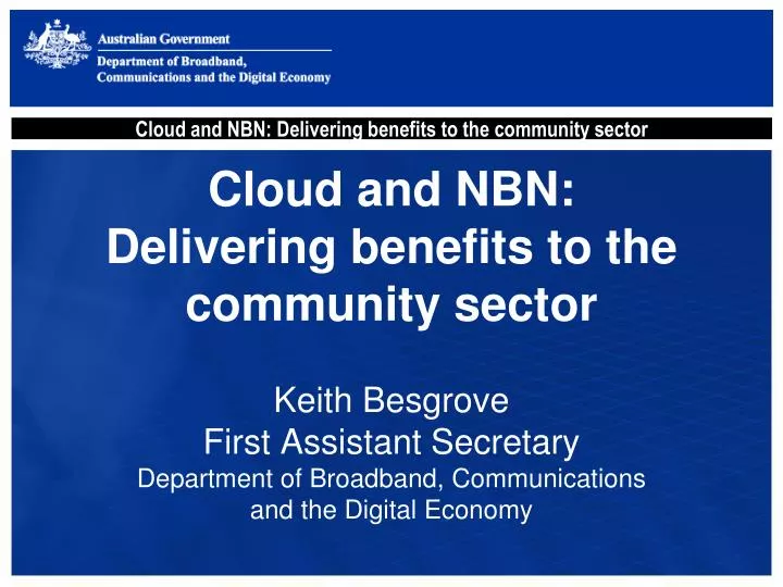 cloud and nbn delivering benefits to the community sector