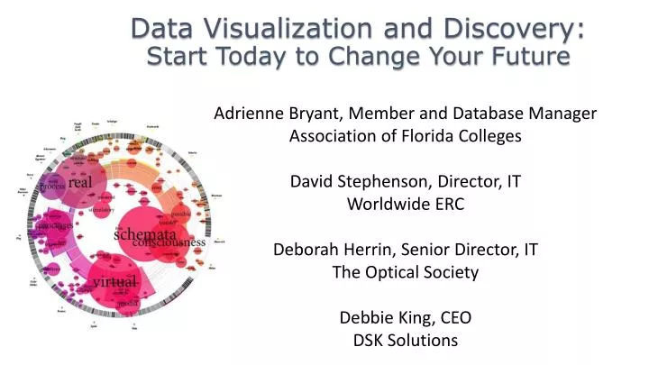 data visualization and discovery start today to change your future