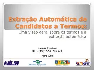 extra o autom tica de candidatos a termos