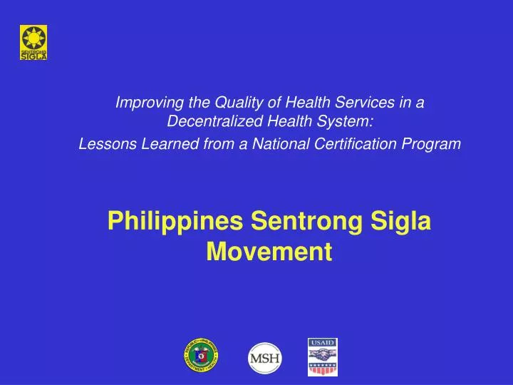 philippines sentrong sigla movement