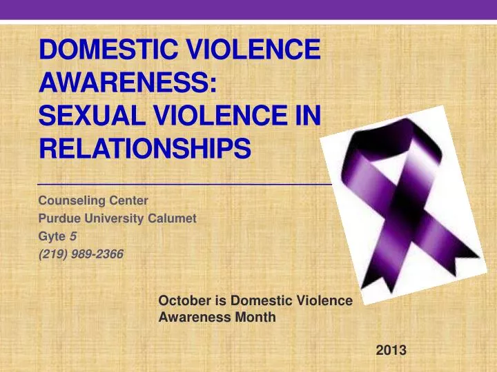 domestic violence awareness sexual violence in relationships