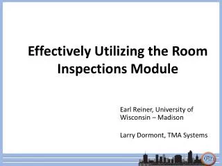 Effectively Utilizing the Room Inspections Module