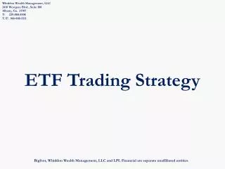 ETF Trading Strategy
