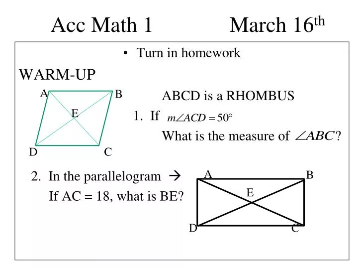 acc math 1 march 16 th