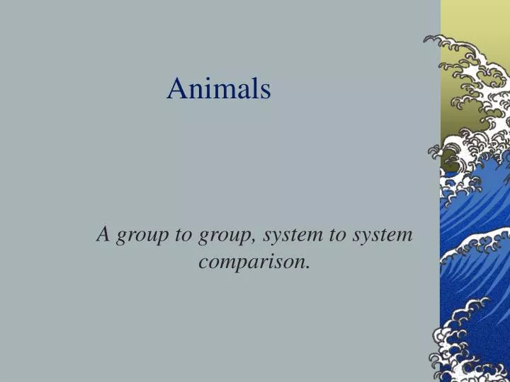 animals