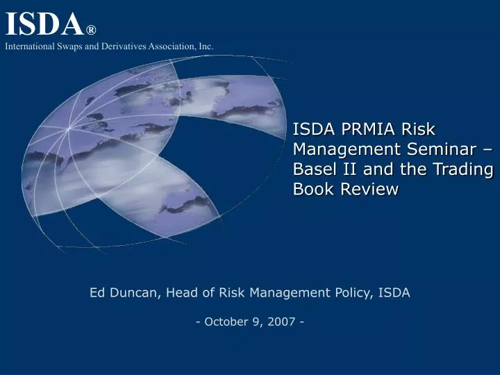 isda prmia risk management seminar basel ii and the trading book review