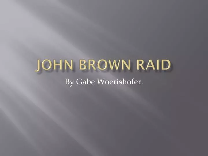 john brown raid