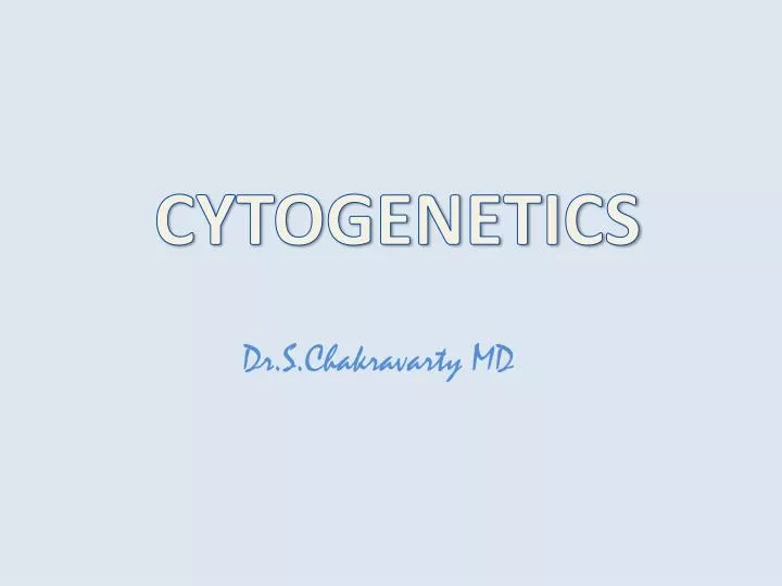 cytogenetics