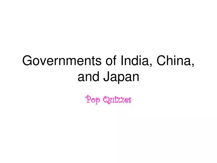 governments of india china and japan