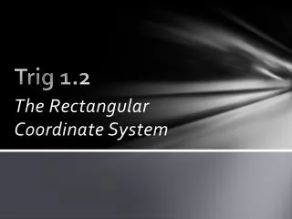 trig 1 2