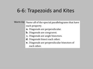 6 6 trapezoids and kites