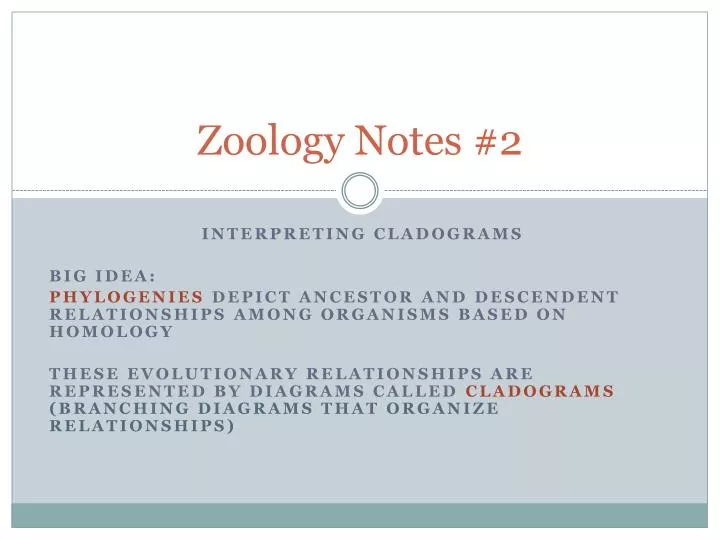 zoology notes 2