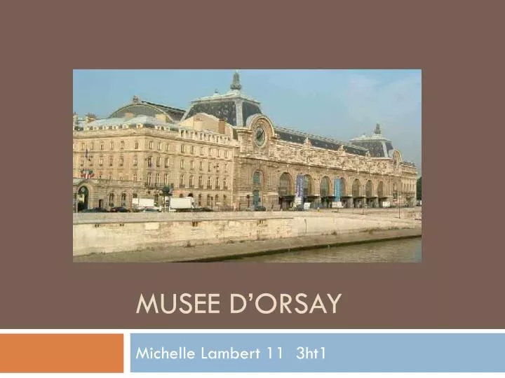 musee d orsay
