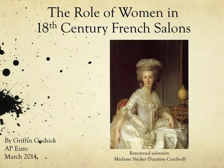 the role of women in 18 th century french salons