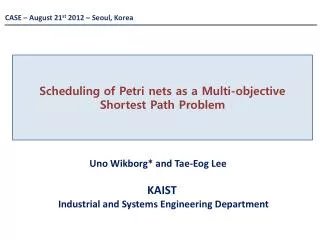 Scheduling of Petri nets as a Multi-objective Shortest Path Problem