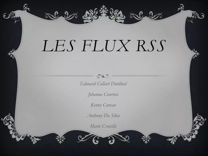 les flux rss