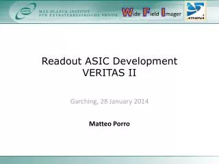 Readout ASIC Development VERITAS II