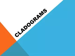 CLADOGRAMS