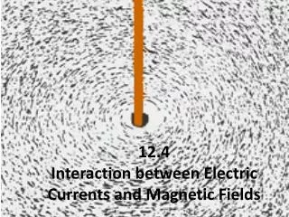 12.4 Interaction between Electric Currents and Magnetic Fields