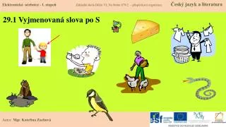 29 1 vyjmenovan slova po s