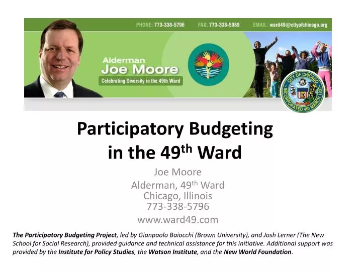 participatory budgeting in the 49 th ward