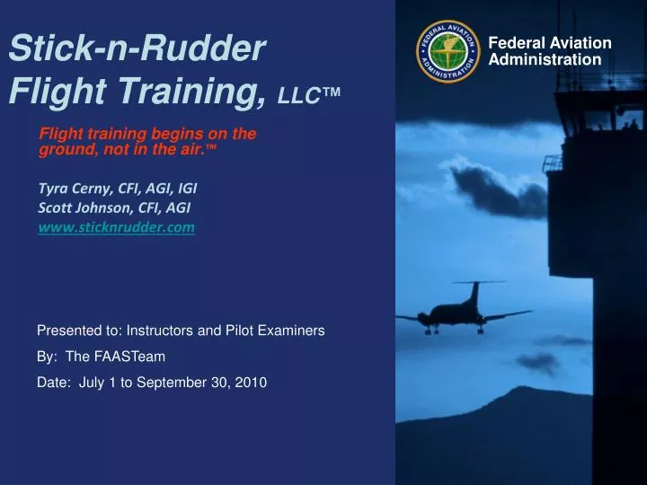 stick n rudder flight training llc