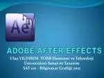 ADOBE AFTER EFFECTS - slide 1