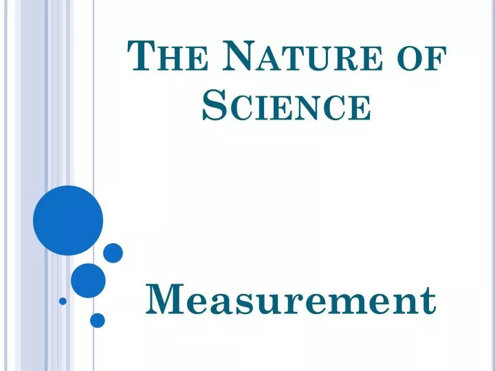 the nature of science