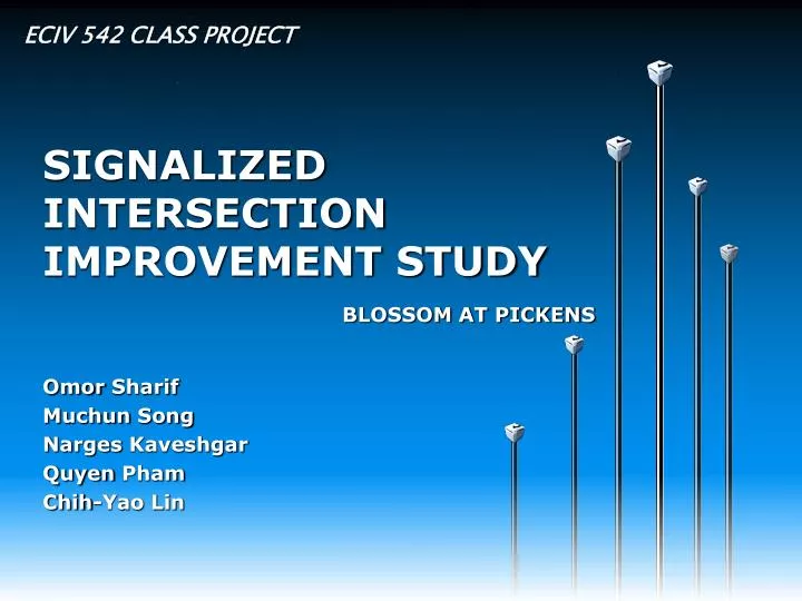 signalized intersection improvement study