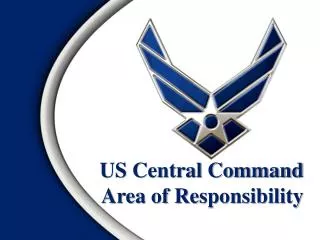 US Central Command Area of Responsibility