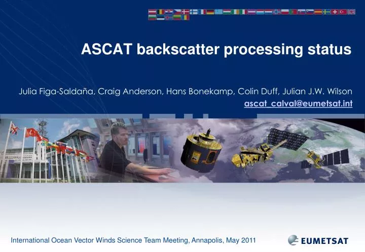 ascat backscatter processing status