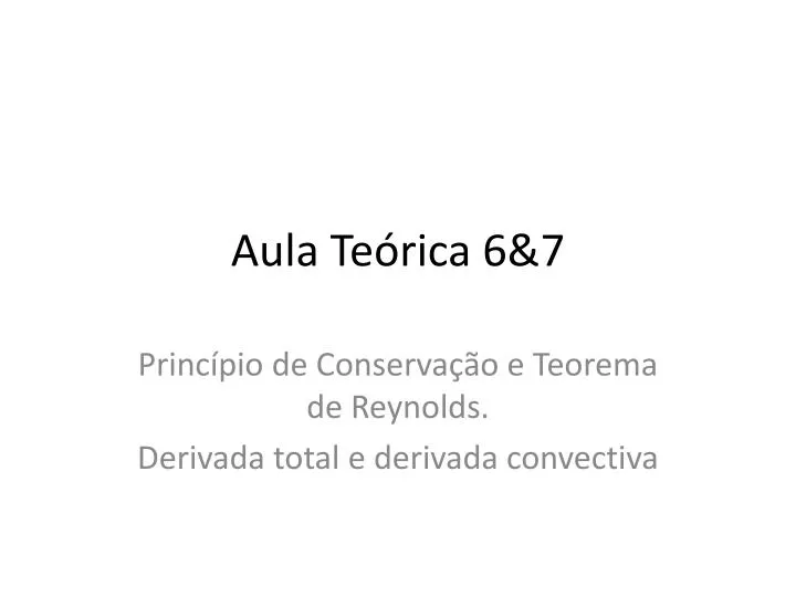 aula te rica 6 7