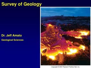 Dr. Jeff Amato Geological Sciences