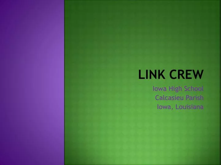 link crew