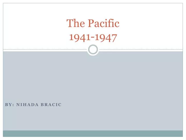 the pacific 1941 1947