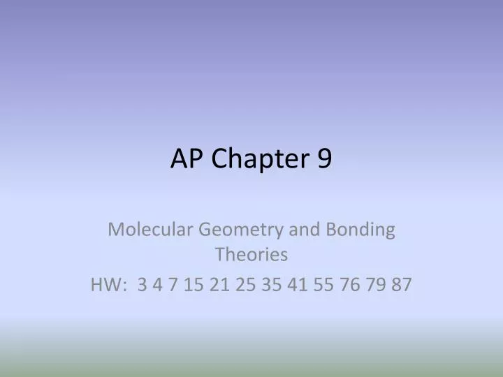 ap chapter 9