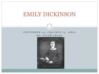 EMILY DICKINSON