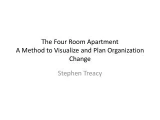 The Four Room Apartment A Method to Visualize and Plan Organization Change