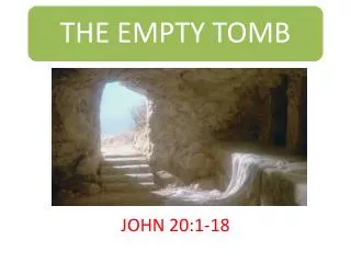 john 20 1 18