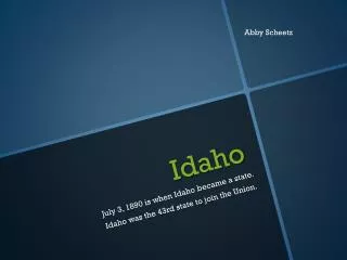 Idaho