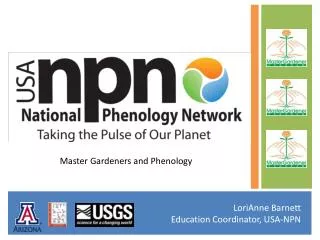 Master Gardeners and Phenology