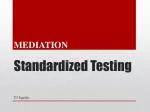 Standardized Testing - slide 1
