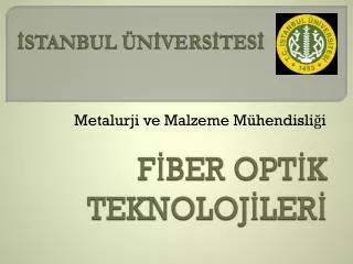 f ber opt k teknoloj ler