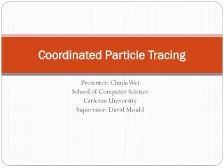 Coordinated Particle Tracing