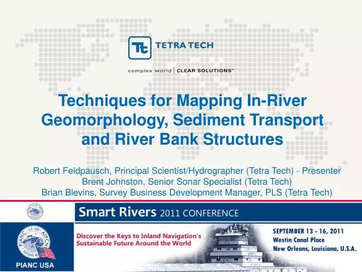 techniques for mapping in river geomorphology sediment transport and river bank structures