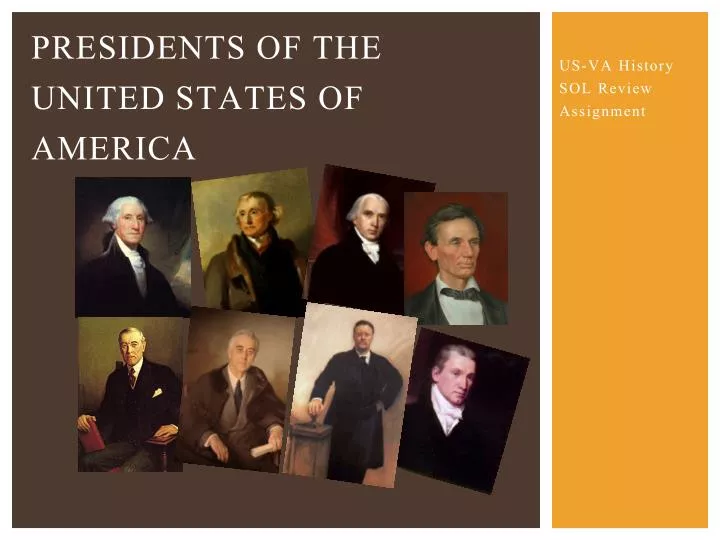 presidents of the united states of america