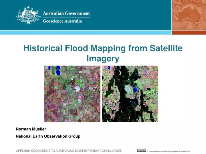 historical flood mapping from satellite imagery