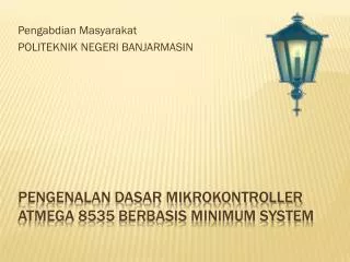 pengabdian masyarakat politeknik negeri banjarmasin