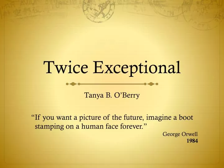 twice exceptional